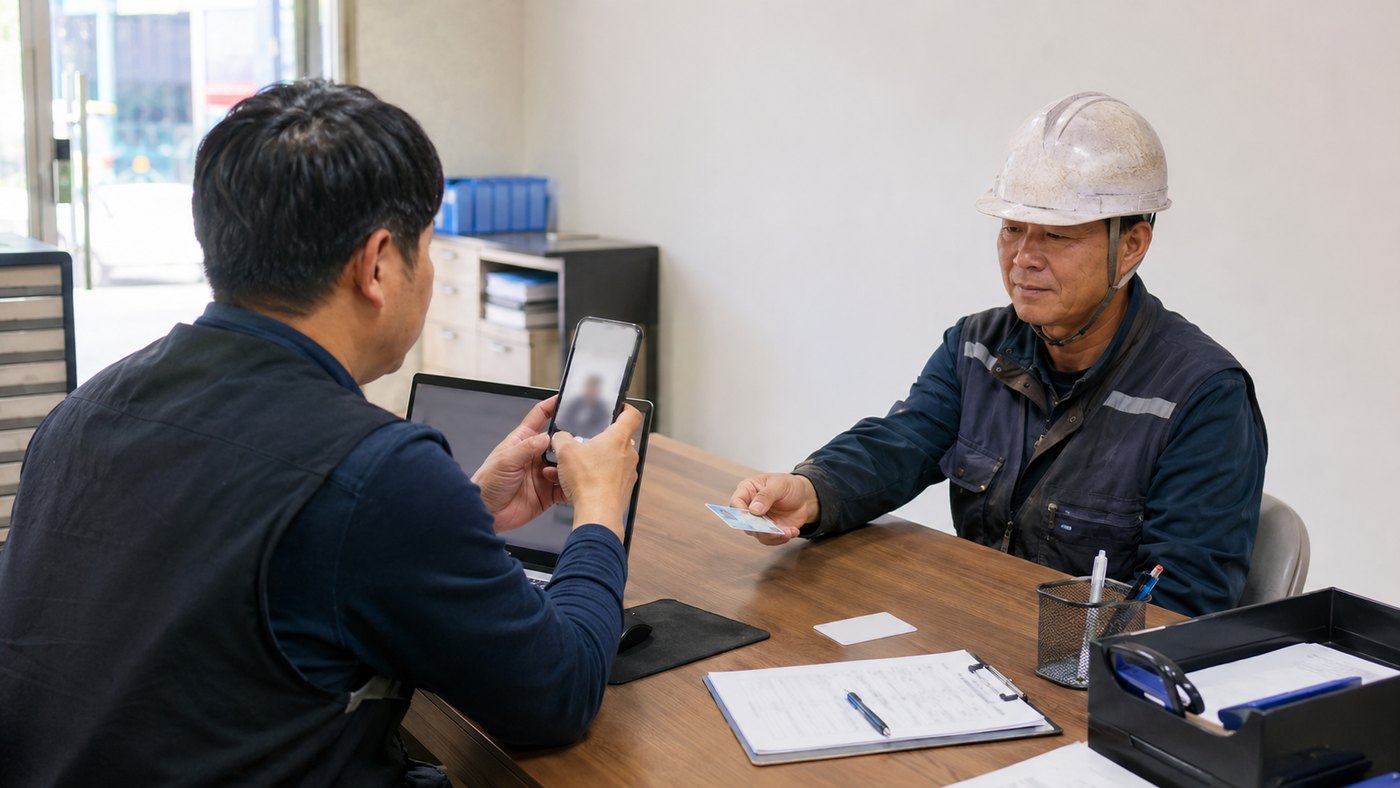 인력사무소 거래처 응대 환경